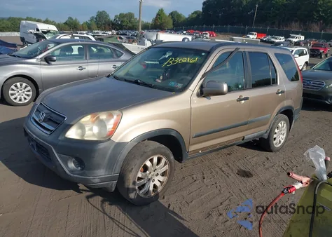 2006 Honda Cr-V Ex из США, поврежденный, VIN SHSRD788X6U416784